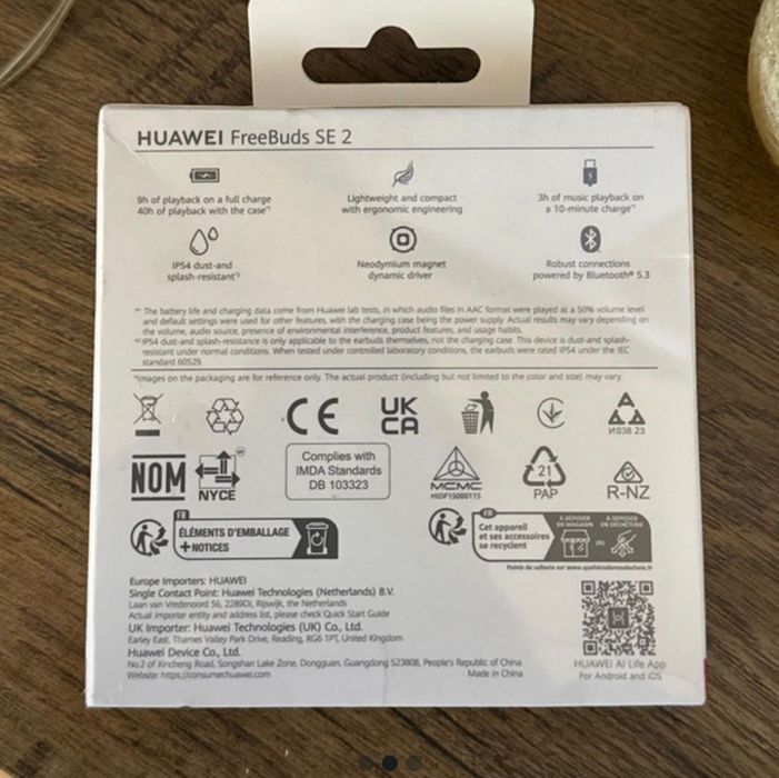 Casti Huawei FreeBuds SE 2