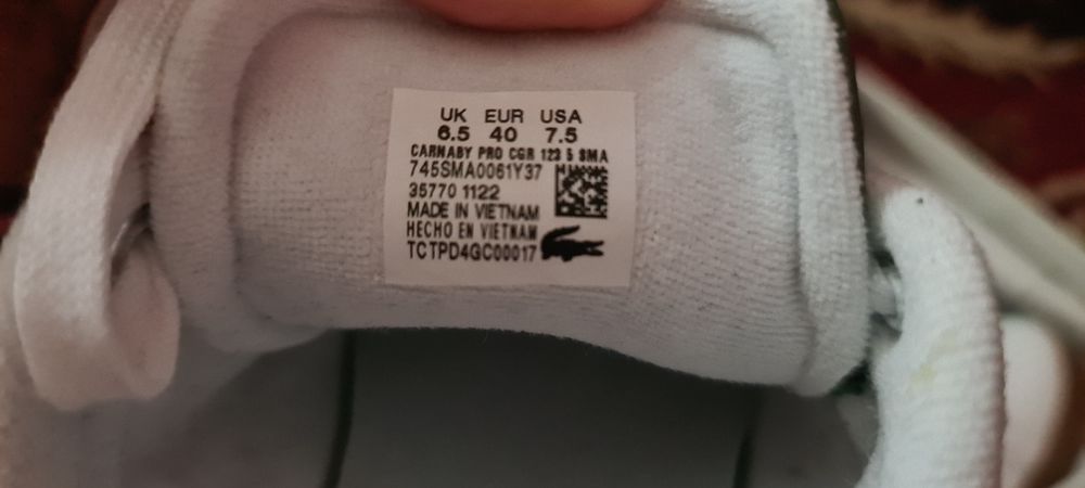 Pantofi sport Lacoste noi