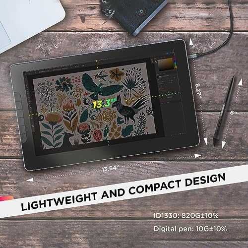 Нов таблет ViewSonic ID1330 13.3" Full HD Дисплей за Рисуване + Стилус писалка