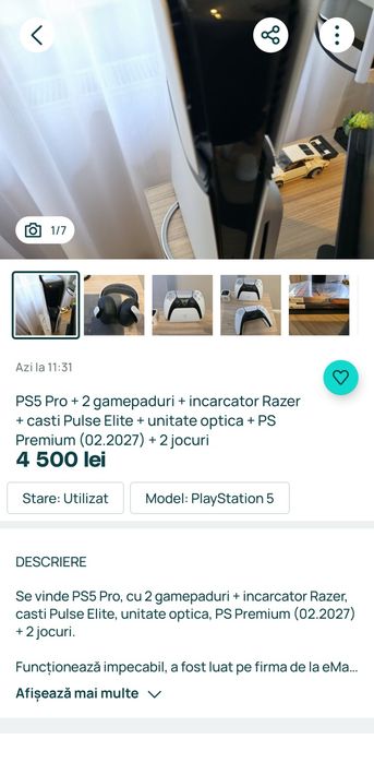 Controller PS5 in stare foarte buna