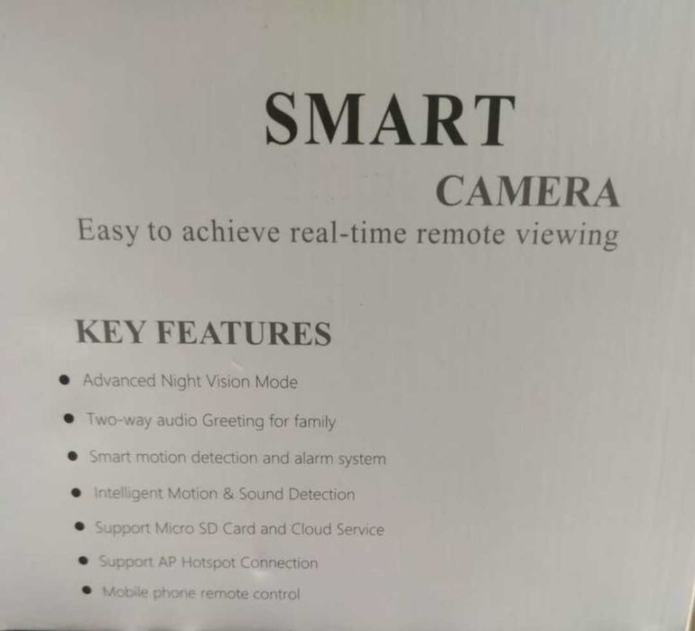 !!!БЕЗПЛАТНА ДОСТАВКА! WiFi IP безжична камера HD 2MPX видеонаблюдение