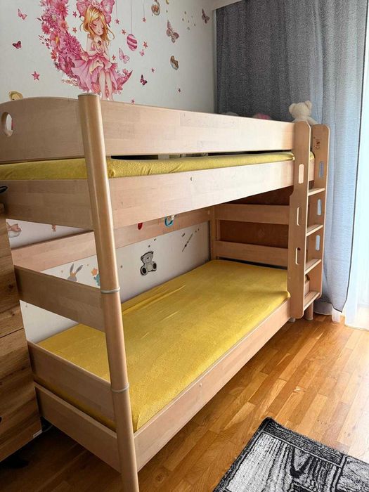 Pătuț supraetajat copiii