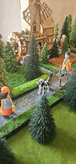 Макет готовый реалистичный, Подарок детям игрушка,кукла,домик, подарки