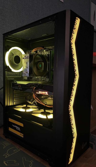Геймърски компютър с RTX 3060, отличен за Full HD максимални настройки!