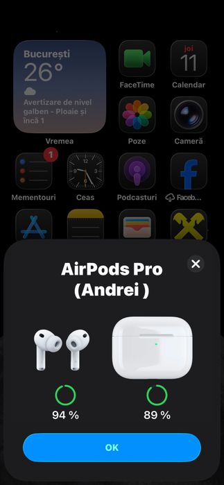 Căsti Apple airpods pro 3