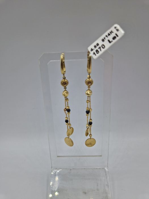 Cercei Aur 14k Greutate 4.55gr #47326