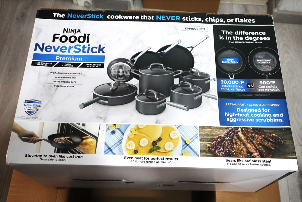 Набор посуды профессиональный Ninja NeverStick из 13 предметов США new