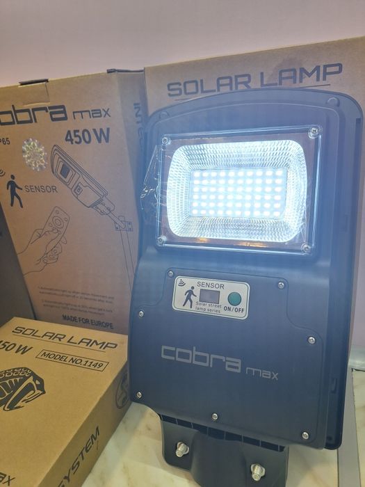 Нови улични соларни лампи COBRA MAX