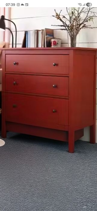 Комод красный IKEA Sweden
