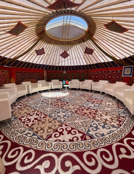 Аренда Киіз Үй Жарты Киіз үй Юрта Шатыр Беташар Ұлттық Декор Шымкент