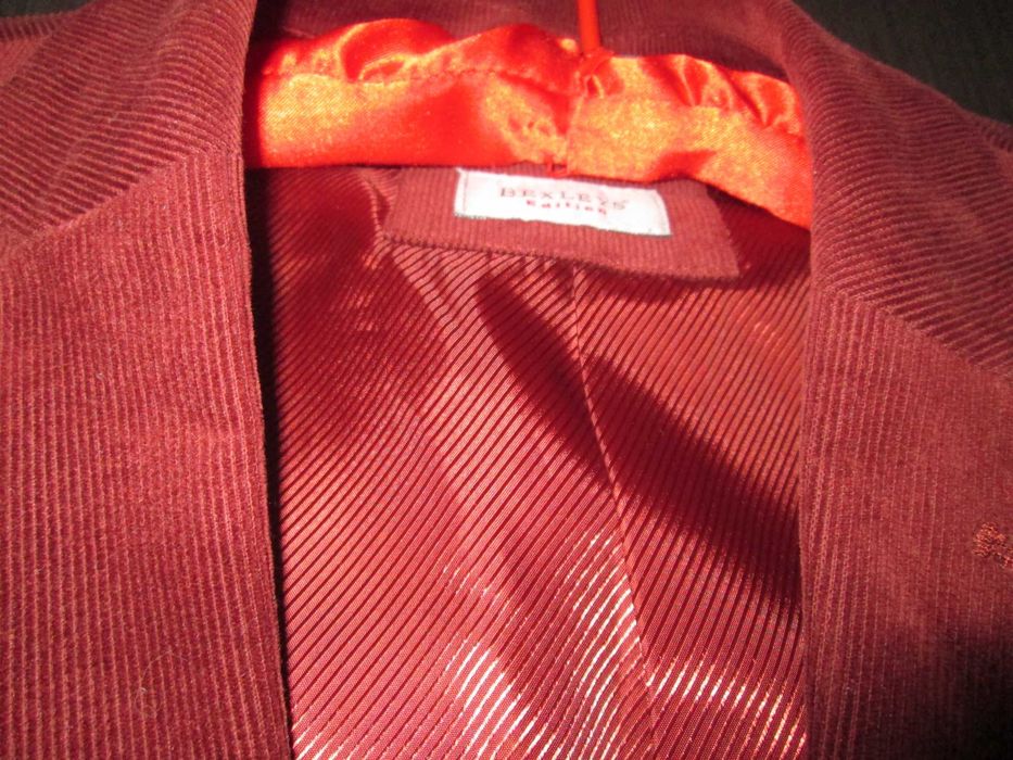 sacou catifea raiata Bexley barbati