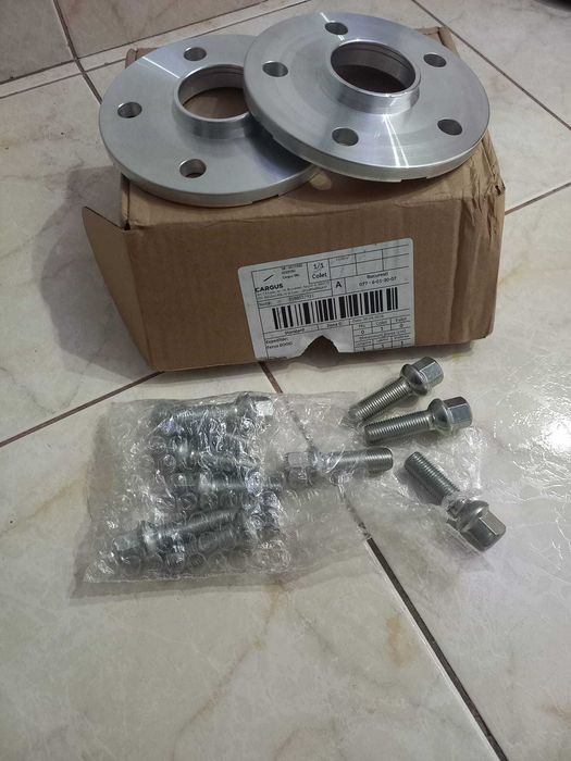 Flanse distantiere 10mm, 5x112 VW + prezoane