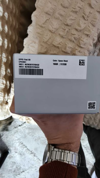 Oppo fond x8 black nou