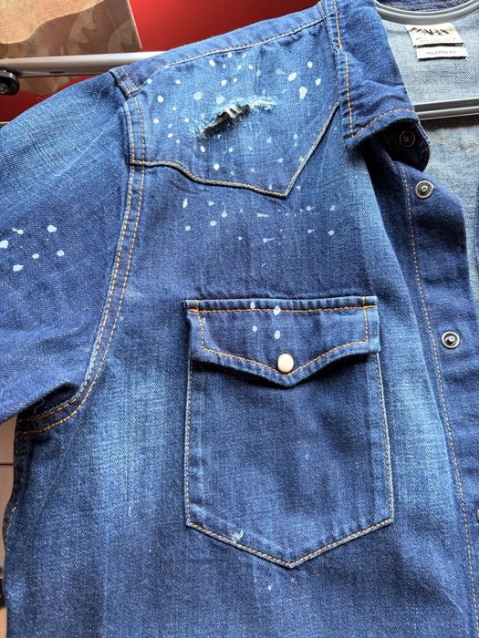 Мъжка Дънкова Риза