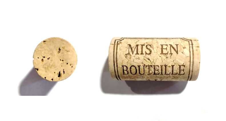 Пробка винная корковая 44 х d23 mm, пр-во Франция