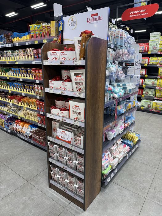 POS стенды стеллажи стойки полки