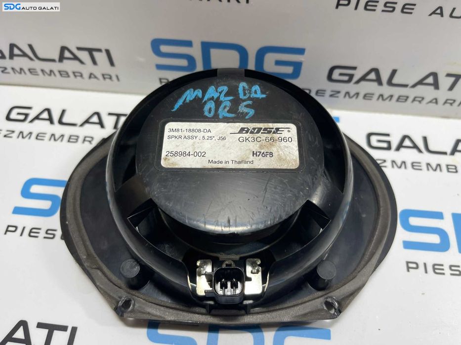 Boxa Difuzor Audio Bose de pe Usa Portiera Spate Mazda 6 2002 - 2008 Cod 3M81-18808-DA GK3C-66-960