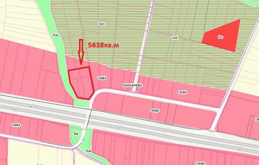 Продава се Парцел в с. Лозен, Област София-град - 5638 кв.м за 61 €/кв.м - Снимка #2