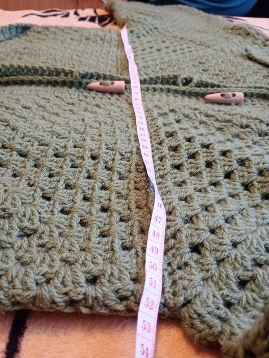 Cardigan croșetat manual handmade