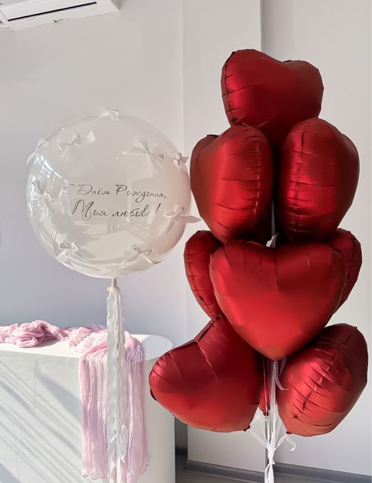 Любимой на 14 февраля — эффектные сердца