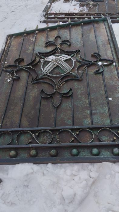 Ворота с колиткой бу