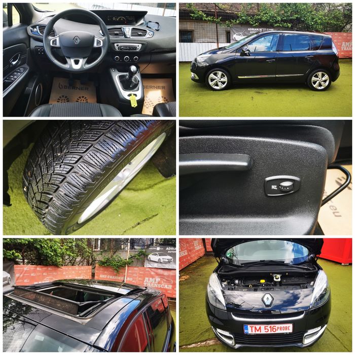 Renault Scenic 1,6 Dci - 130 cp - EURO5 - An 2012- Klima -Led- Trapa-Distribuție pe lant--Vanzare Cash sau in Rate