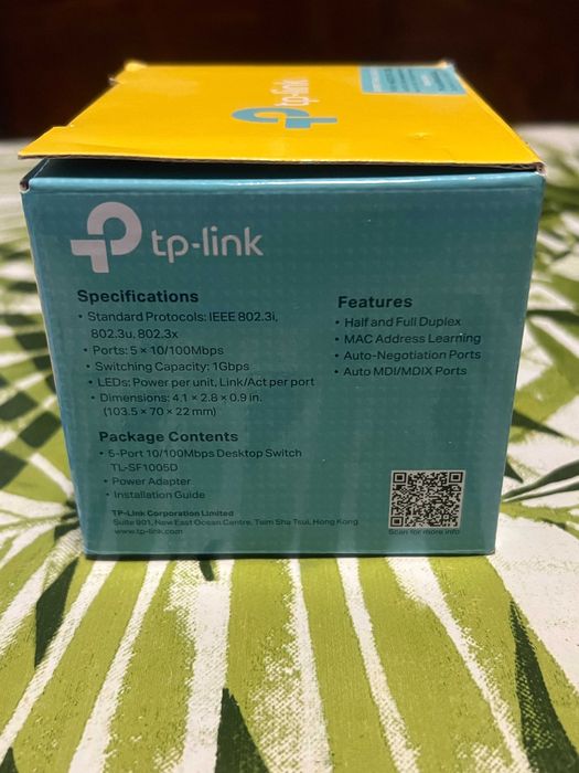 5 портов суич TP-Link