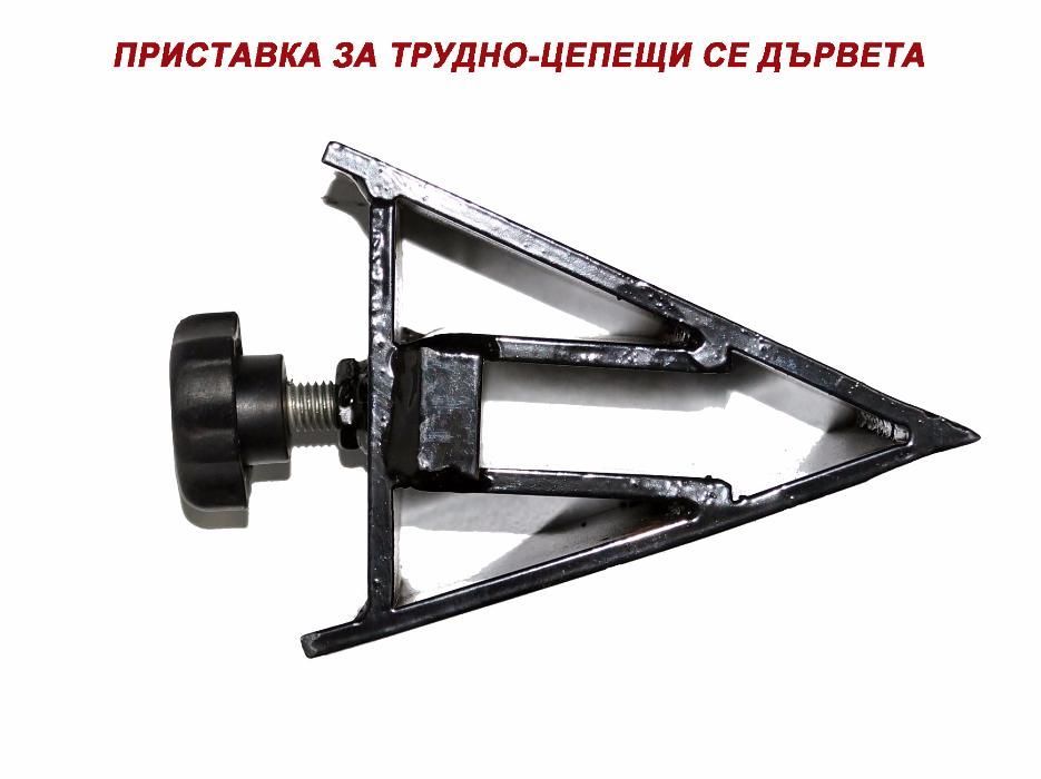 12 тона натиск Цепачки за Дърва със Супер мощен Монофазен Мотор 3,5 KW