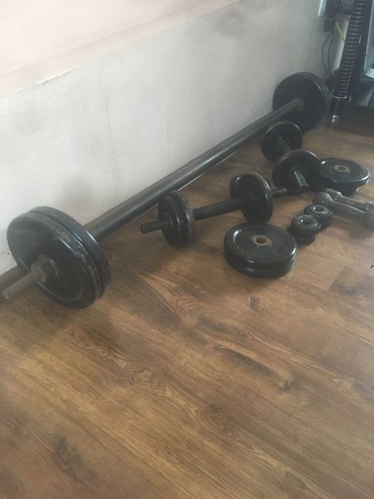 Штанга и гантели