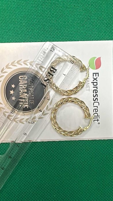 Cercei aur 14K 4.63 GR (Ag45 Bacau 1 B.5405)