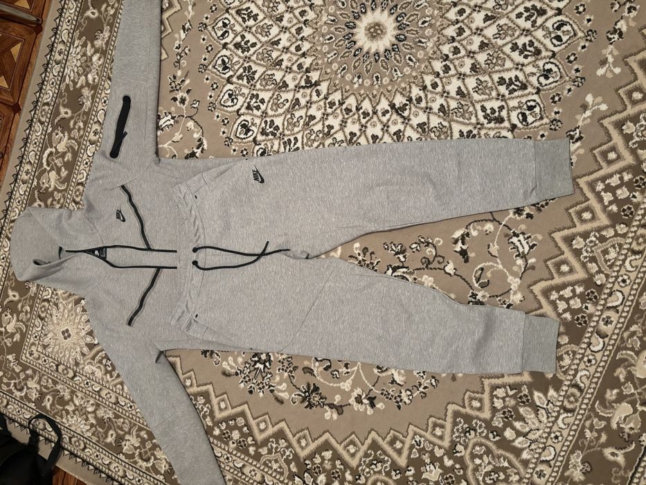 Двойка теч флис серый