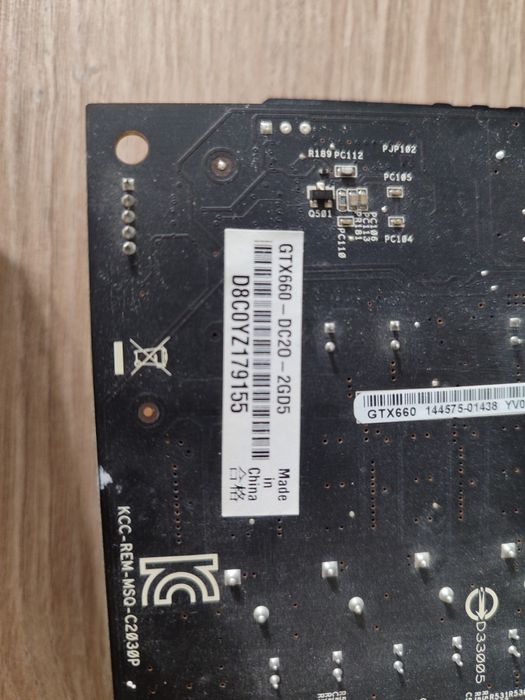 Видеокарта GTX 660