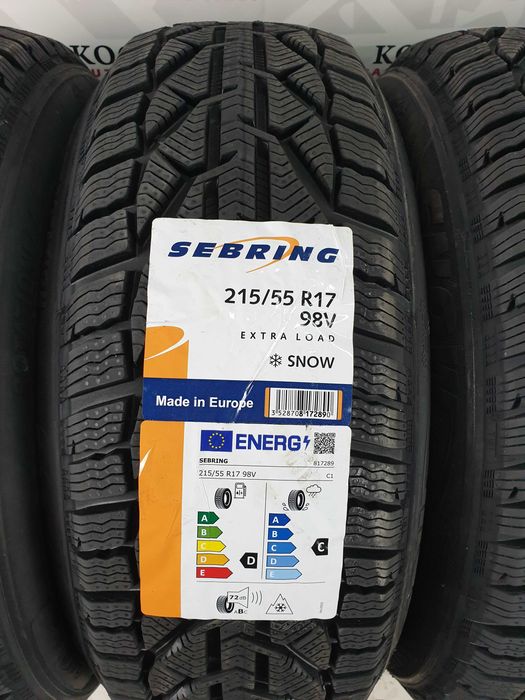 Anvelope noi iarna m+s 215 55 17 Sebring ( by Michelin )