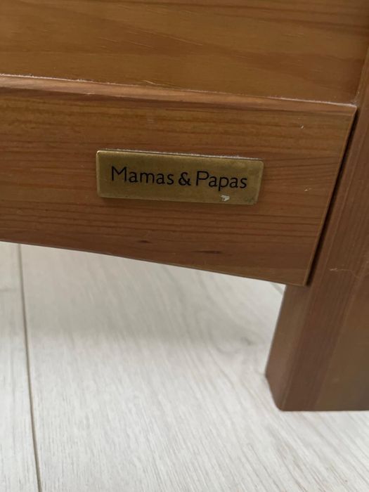 Pătuț copii Mamas & Papas 140×70 cm din lemn masiv + saltea