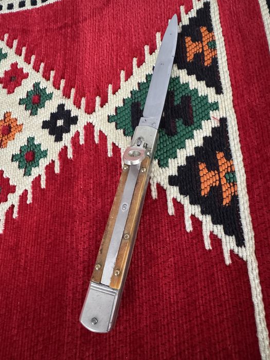 Cuțit german automat presele corn cerb anii 50-60