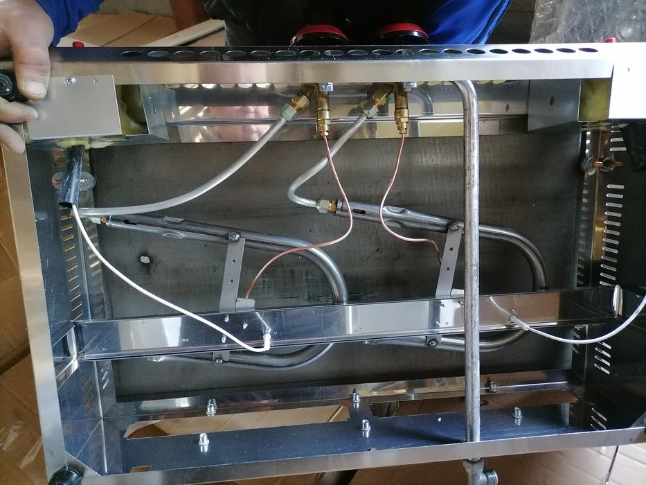 Професионална газова скара-плоча 70см.CE - 100см. дюнер обурудване