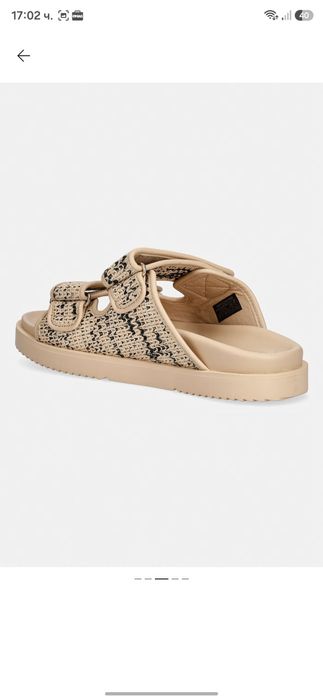 Tommy Hilfiger чехли дамски DOUBLE STRAP RAFFIA SANDAL