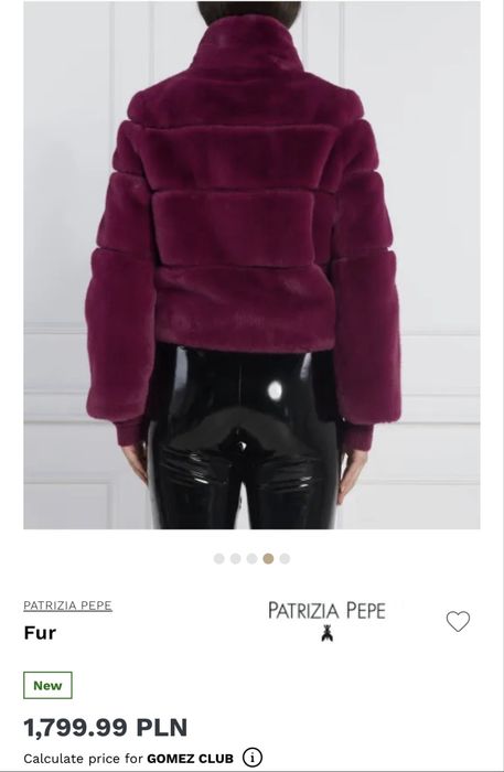 PATRIZIA PEPE Оригинално Палто, купено за  420€,  продава се на Топ Цена от 169€,  Ново