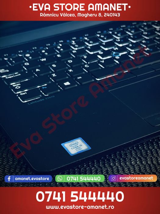 Laptop 15” DELL Latitude E7470 Intel i5 256GB SSD 16GB RAM Touchscreen