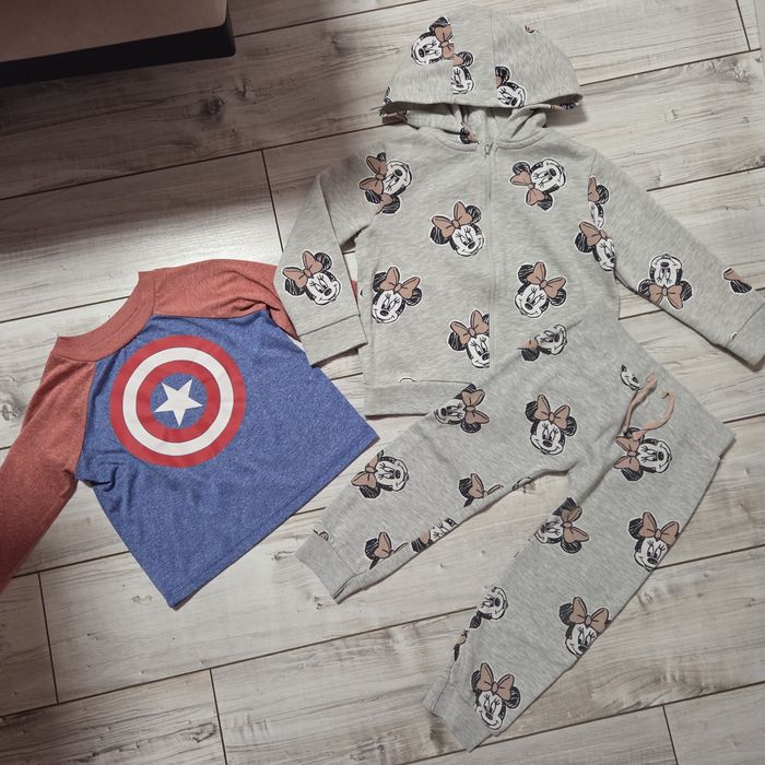 Екипче George с Minnie Mouse и блузка Капитан Америка