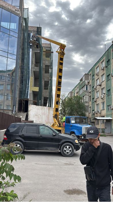 Устоновка автовышка