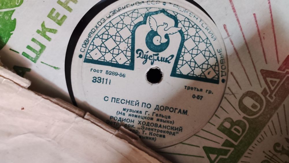 Виниловые пластинки.