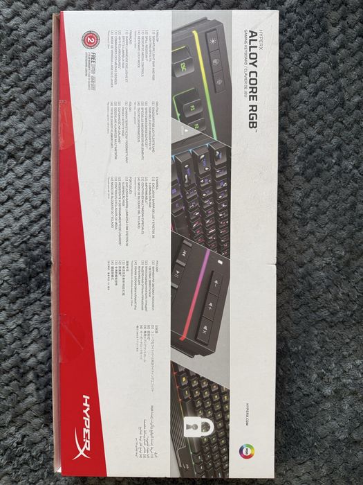 Vand Tastatura HyperX  Alloy Core RGB