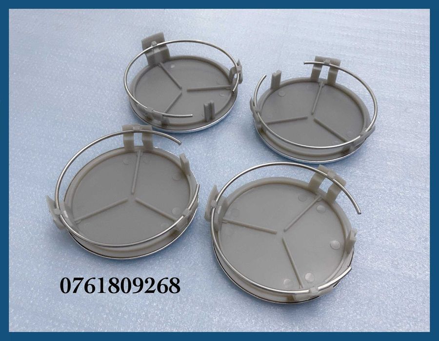 Set 4 capace AMG 75mm jante aliaj Mercedes Benz