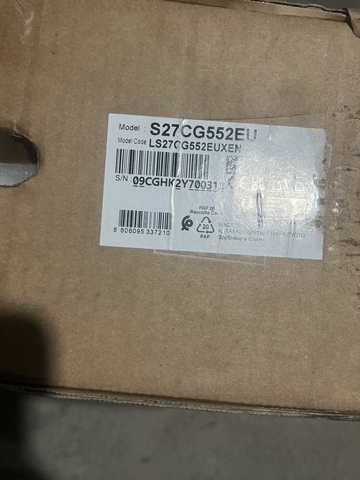 Monitor Samsung Odyssey G5 27  curbat QHD 165 Hz sigilat