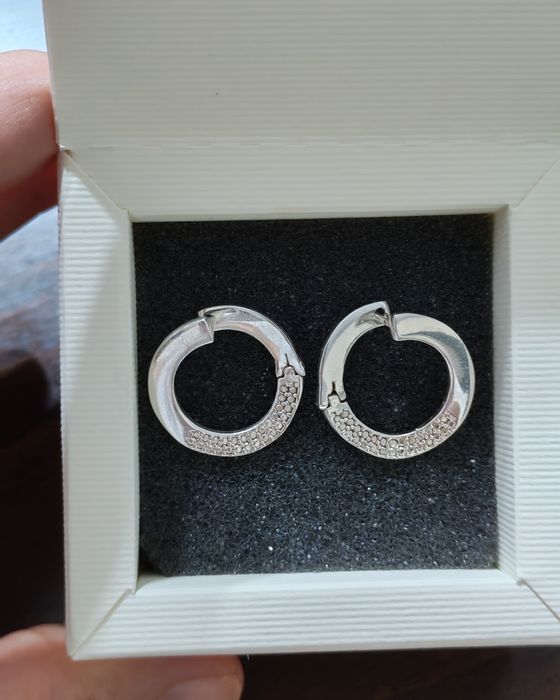 Сребърни   обеци