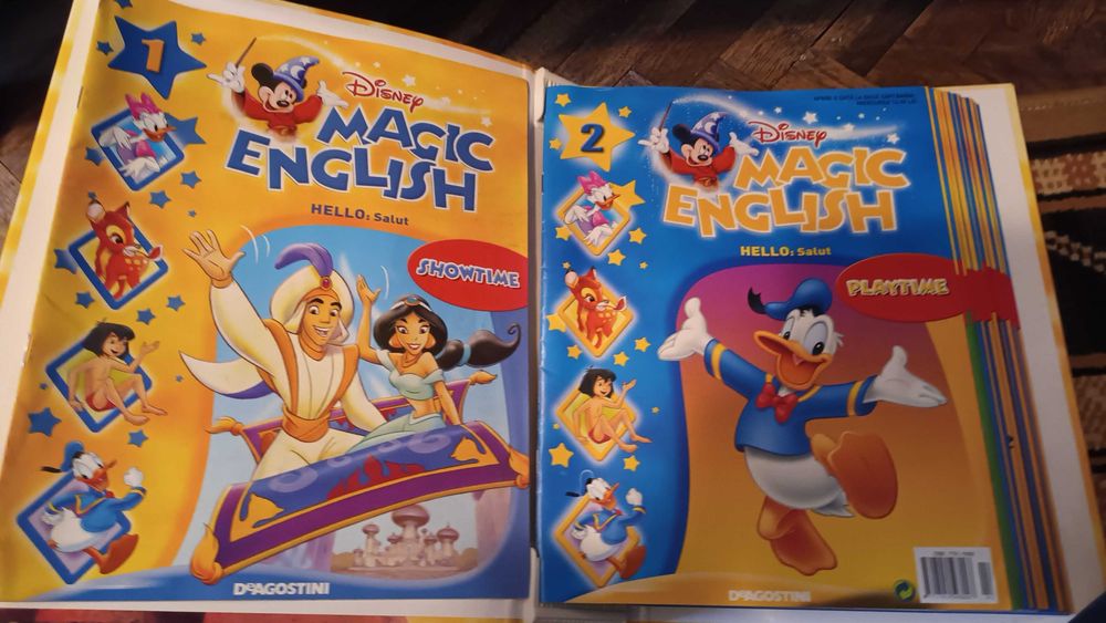 Lot DVD-uri Magic English si Reviste in Biblioraft