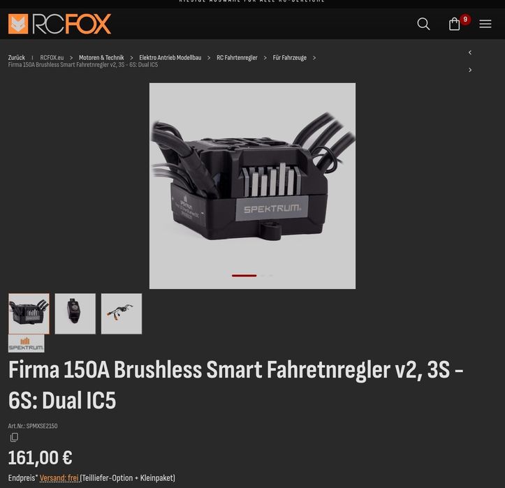 Combo esc si motor ARRMA SPEKTRUM Firma 6s