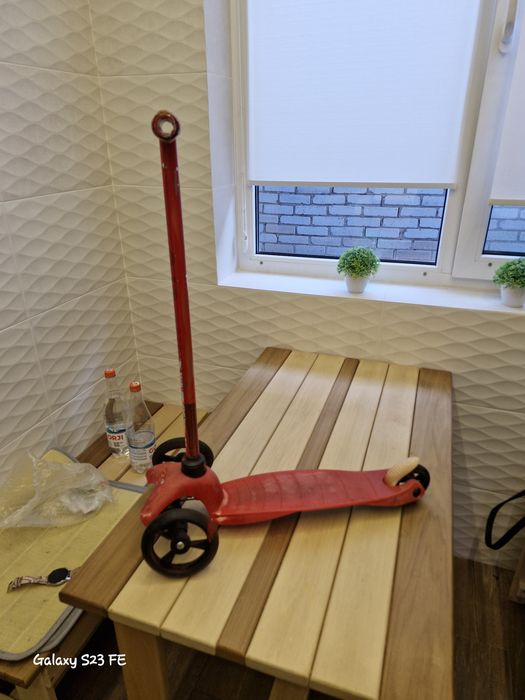 Детский самокат, рабочий