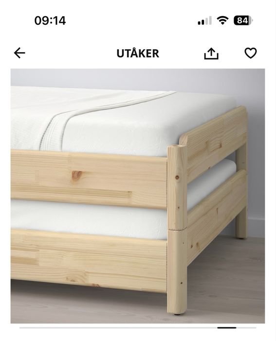 Pat ikea stivuibil 80x200